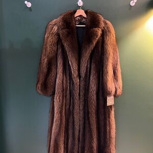 Luxurious Brown Fur Coat